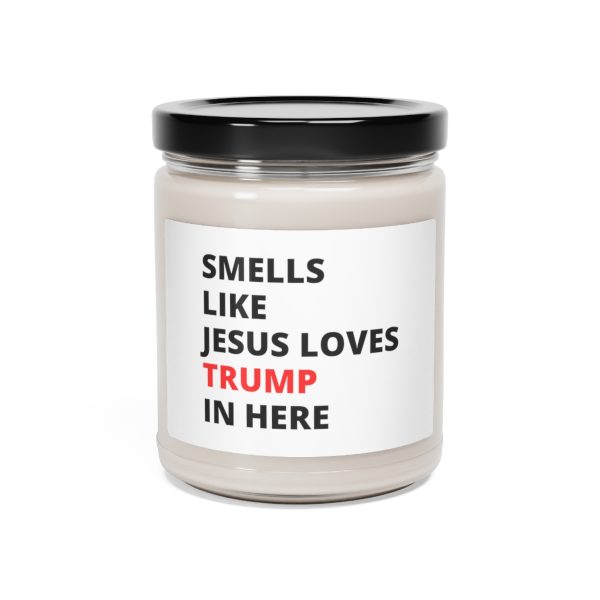 Smells Like Jesus Loves Trump - 9 Oz. Scented Candle - Jesus Loves Trump - Image 11