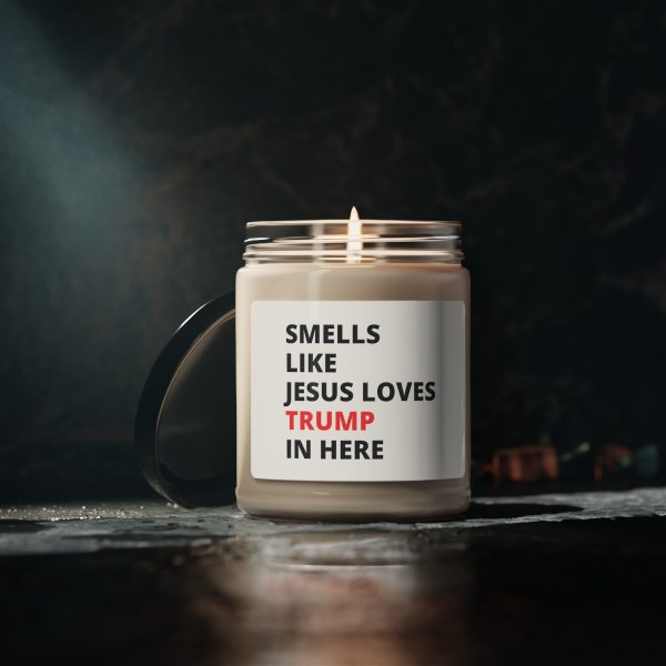 Smells Like Jesus Loves Trump - 9 Oz. Scented Candle - Jesus Loves Trump - Image 15